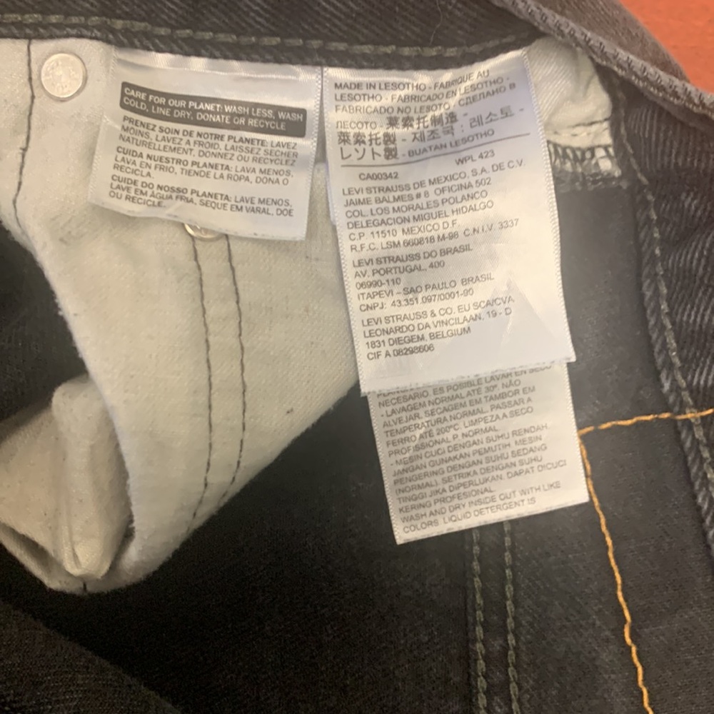 black mens 550 levis mom jeans - Picture 7 of 7
